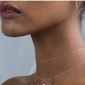 Sweet Nothing Choker Yellow Gold